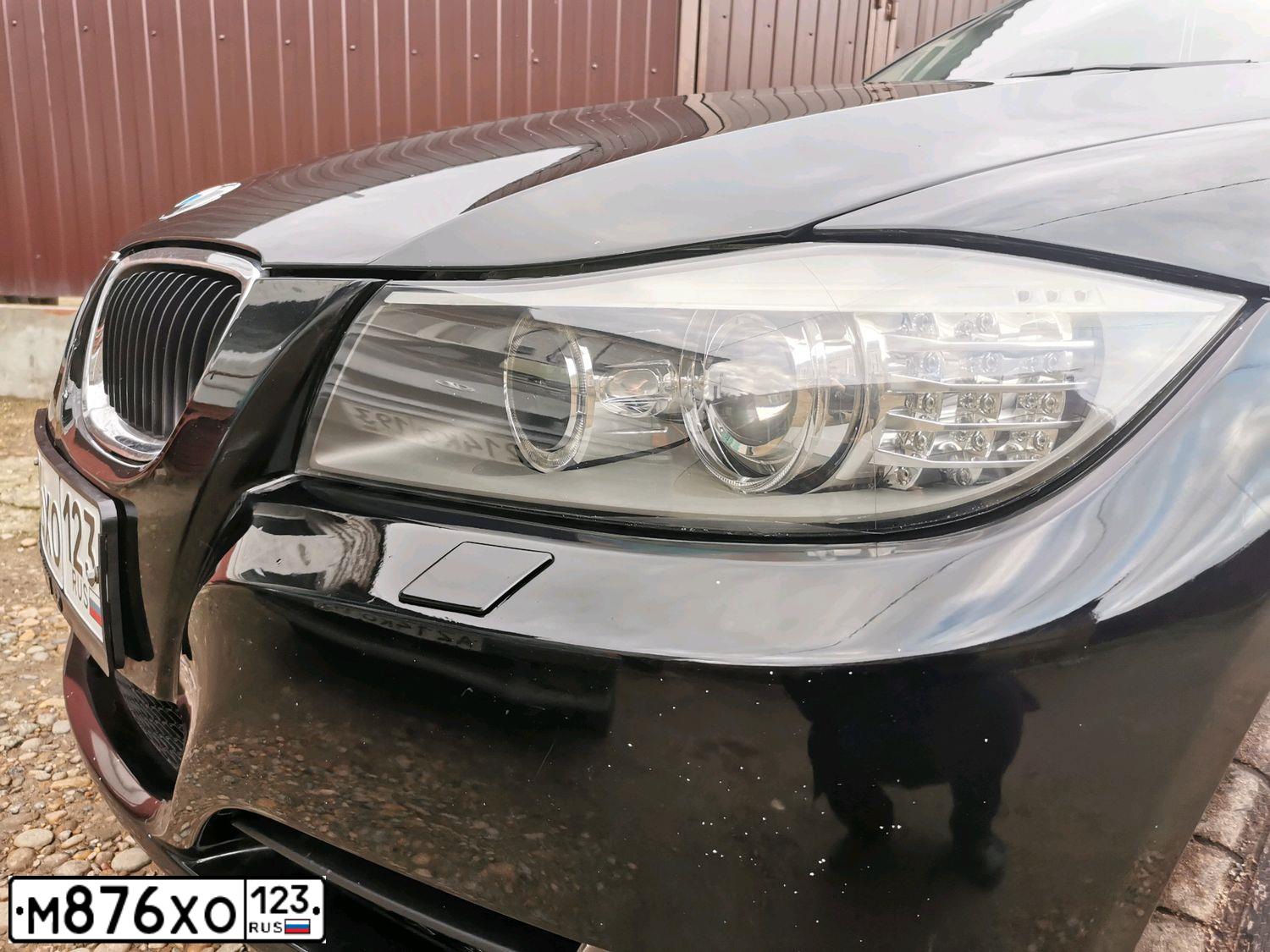 Фото автомобиля BMW SERIE 3, 2010 — госномер К561РС126. Цвет: ЧЕРНЫЙ