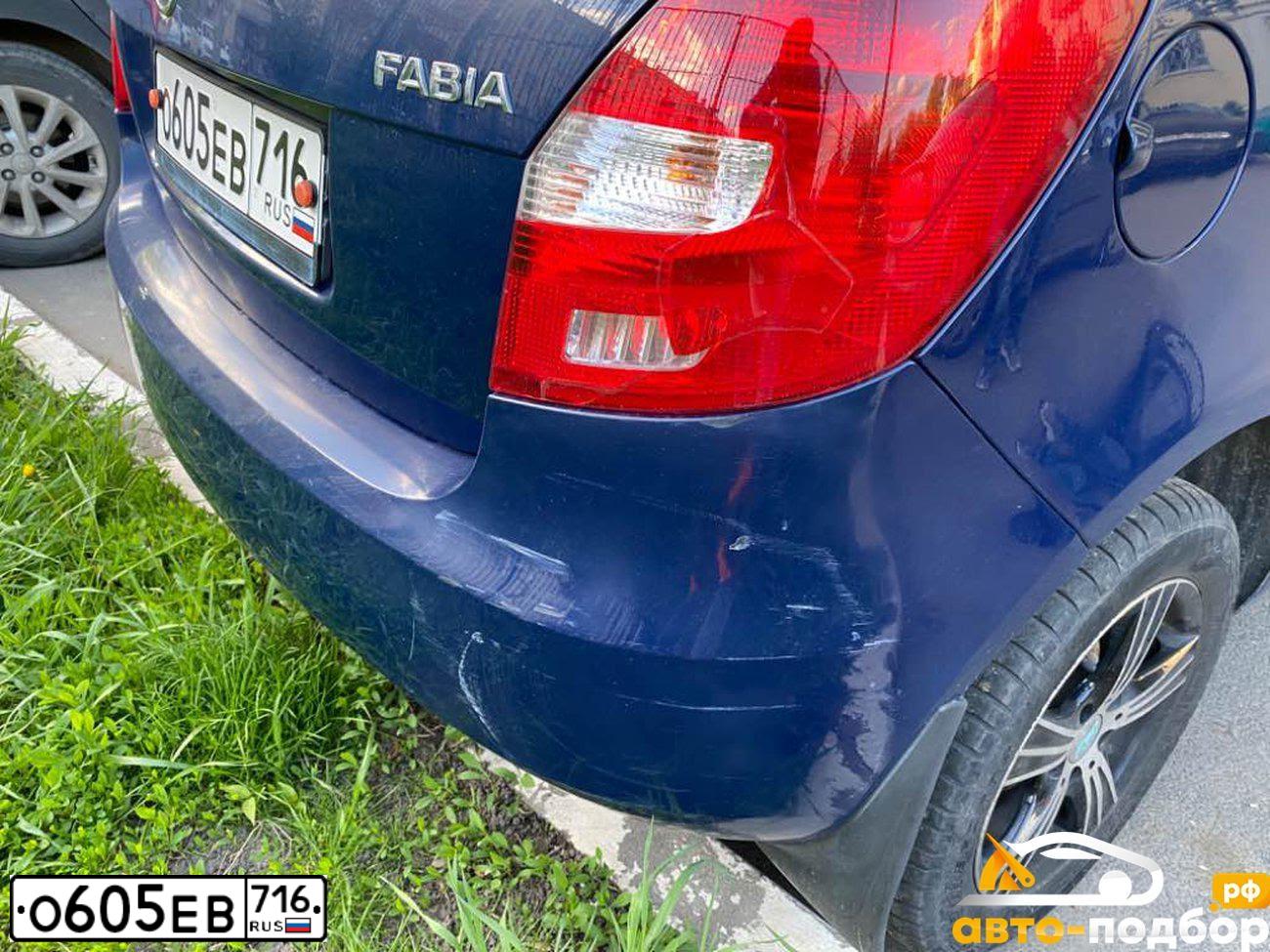 Фото автомобиля SKODA FABIA, 2013 — госномер Н630КО73. Цвет: Темно-синий