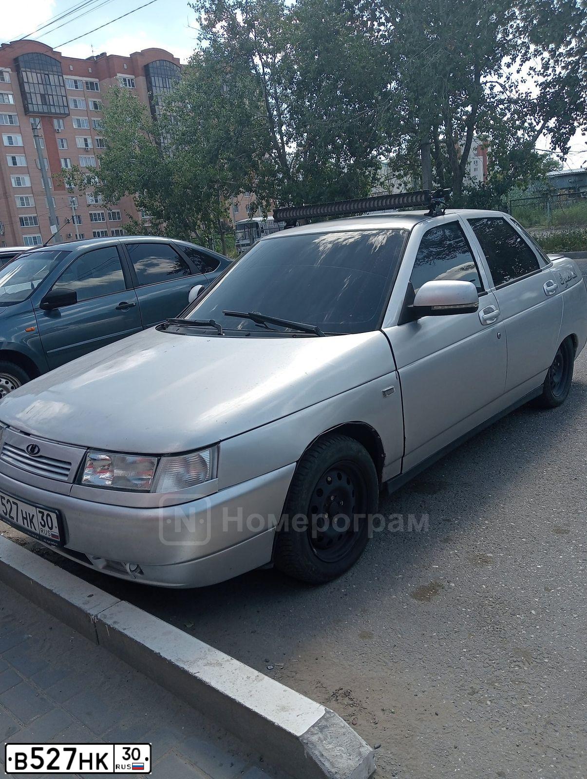 Фото автомобиля KIA PICANTO / MORNING, 2007 — госномер В527НК30. Цвет: голубой