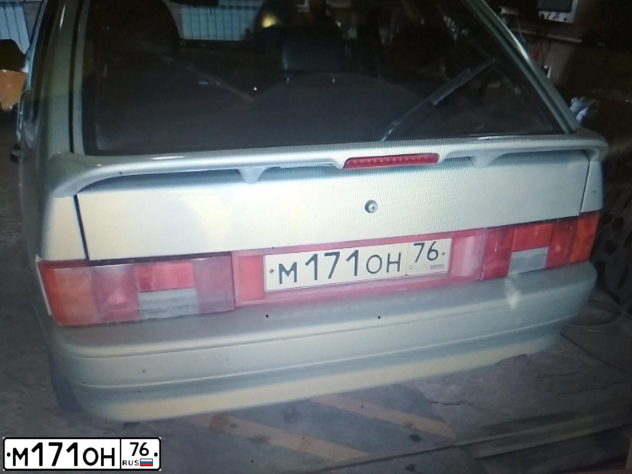 Фото автомобиля LADA 2114 SAMARA, 2006 — госномер М171ОН76. Цвет: СЕРЫЙ