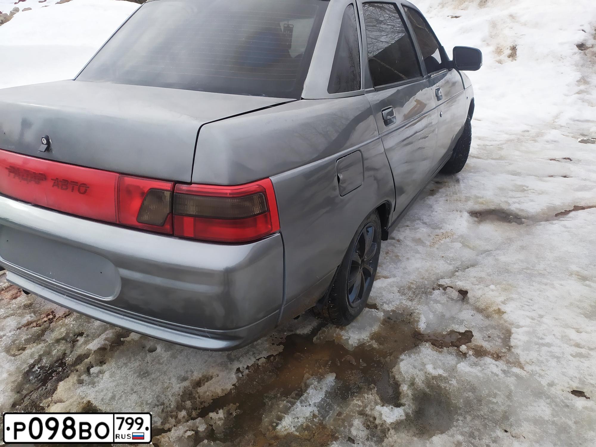Фото автомобиля LADA 2110, 2007 — госномер Р098ВО799. Цвет: средний серо-зеленый металлик