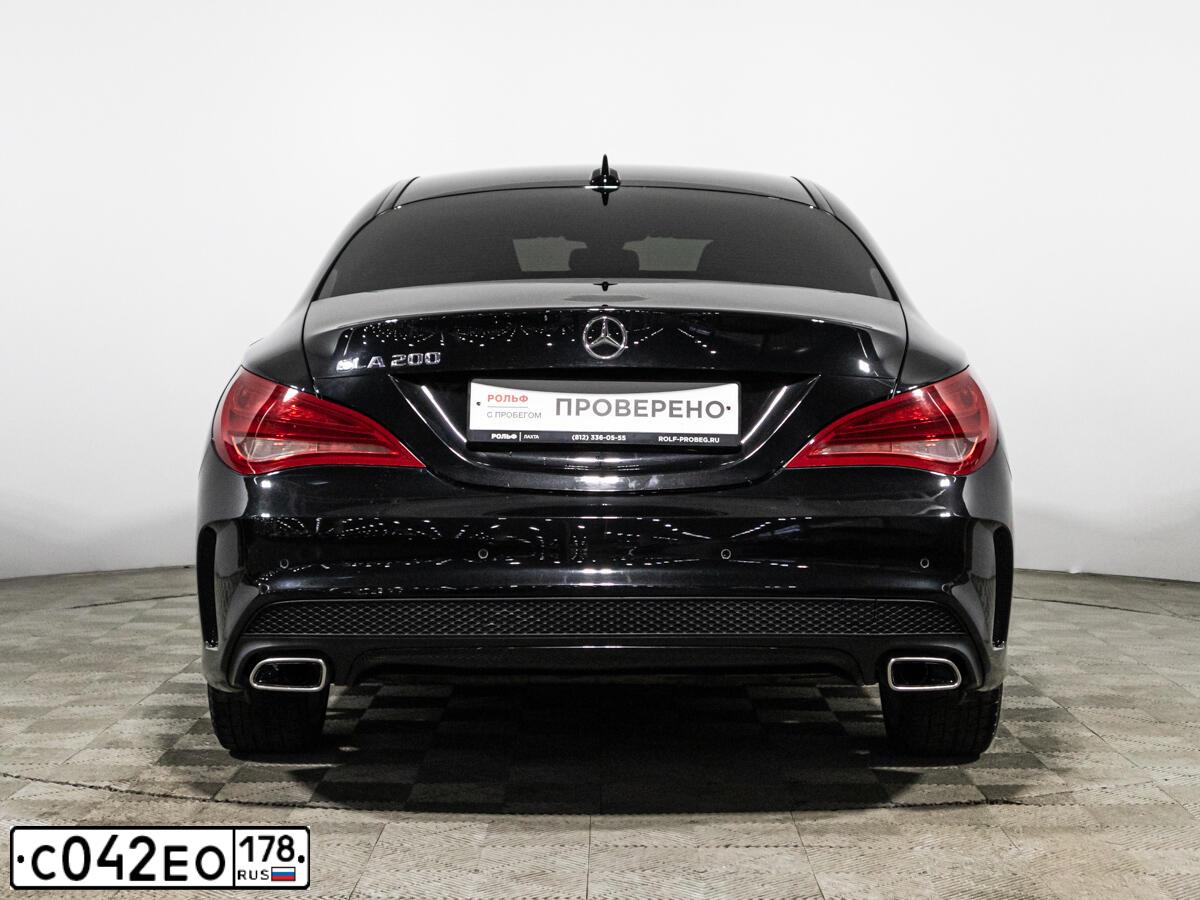 Фото автомобиля MERCEDES-BENZ CLA200, 2014 — госномер Х552АТ198. Цвет: ЧЕРНЫЙ