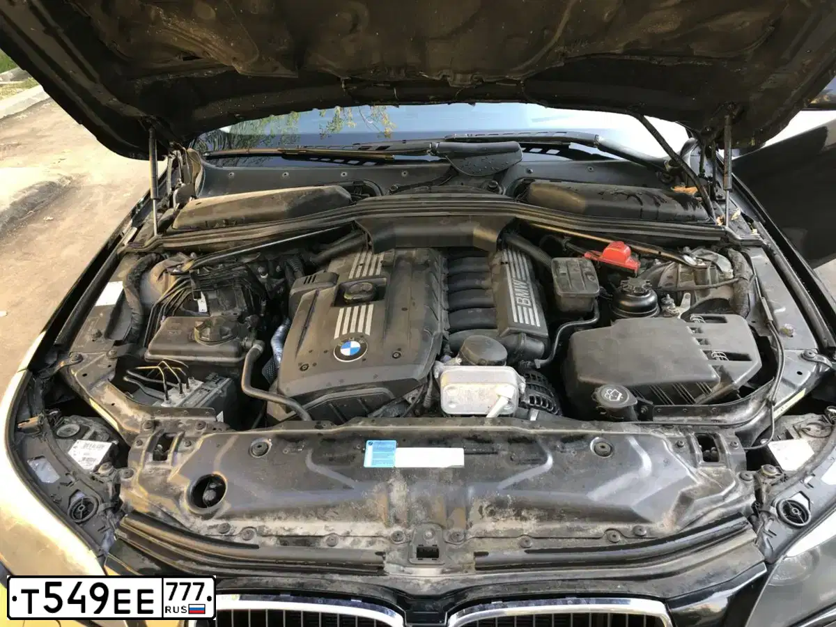 Фото автомобиля BMW SERIE 5, 2008 — госномер М207АА797. Цвет: ЧЕРНЫЙ