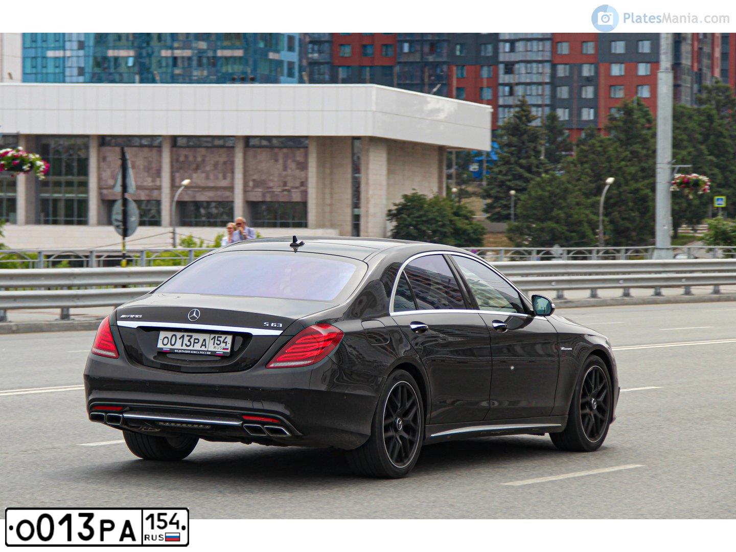 Фото автомобиля MERCEDES S-KLASSE, 2016 — госномер О093РХ93. Цвет: ЧЕРНЫЙ