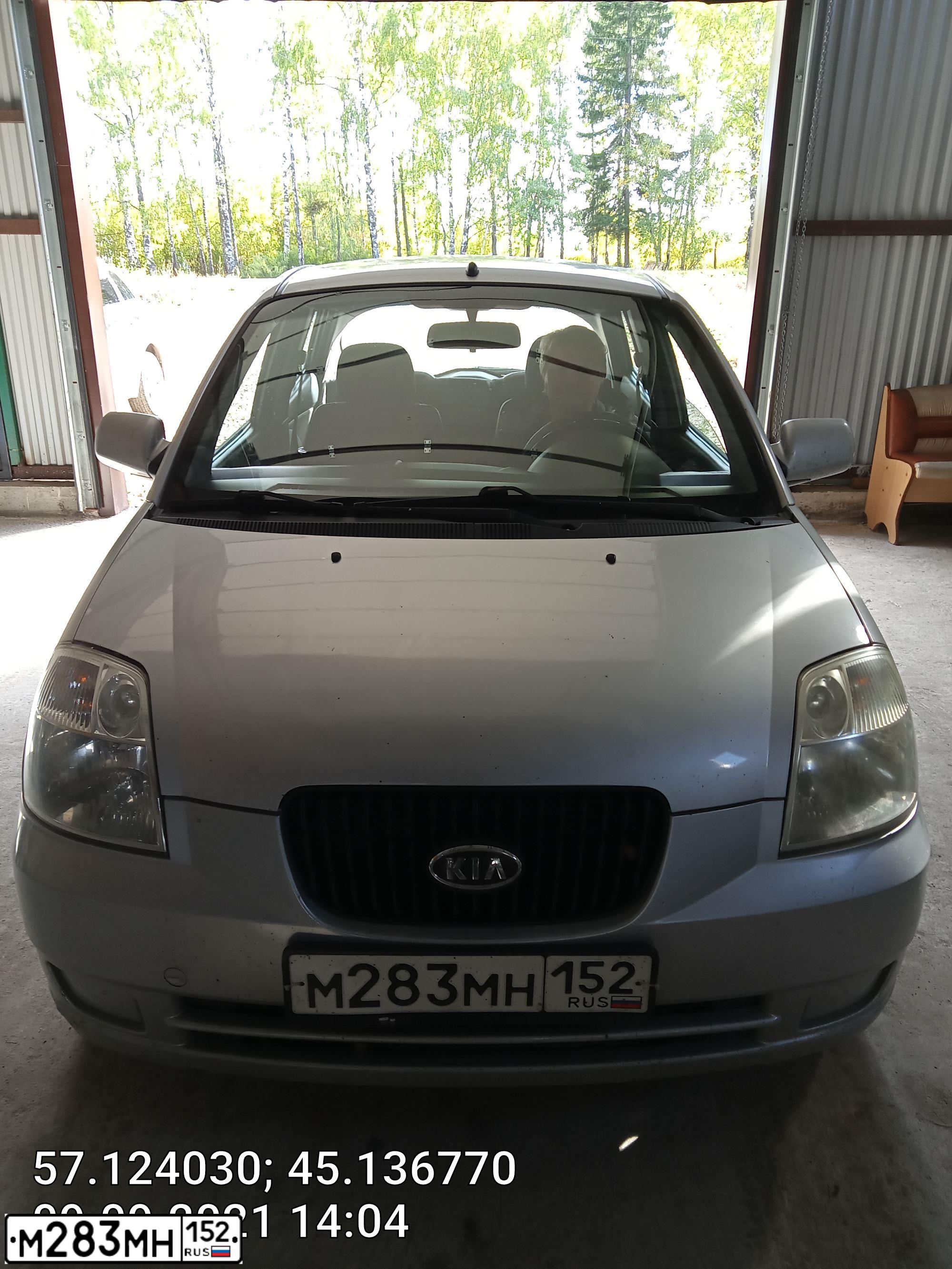 Фото автомобиля KIA PICANTO, 2006 — госномер А771ХО252