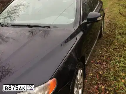 Фото автомобиля VOLVO S80, 2010 — госномер В875АК197. Цвет: ЧЕРНЫЙ