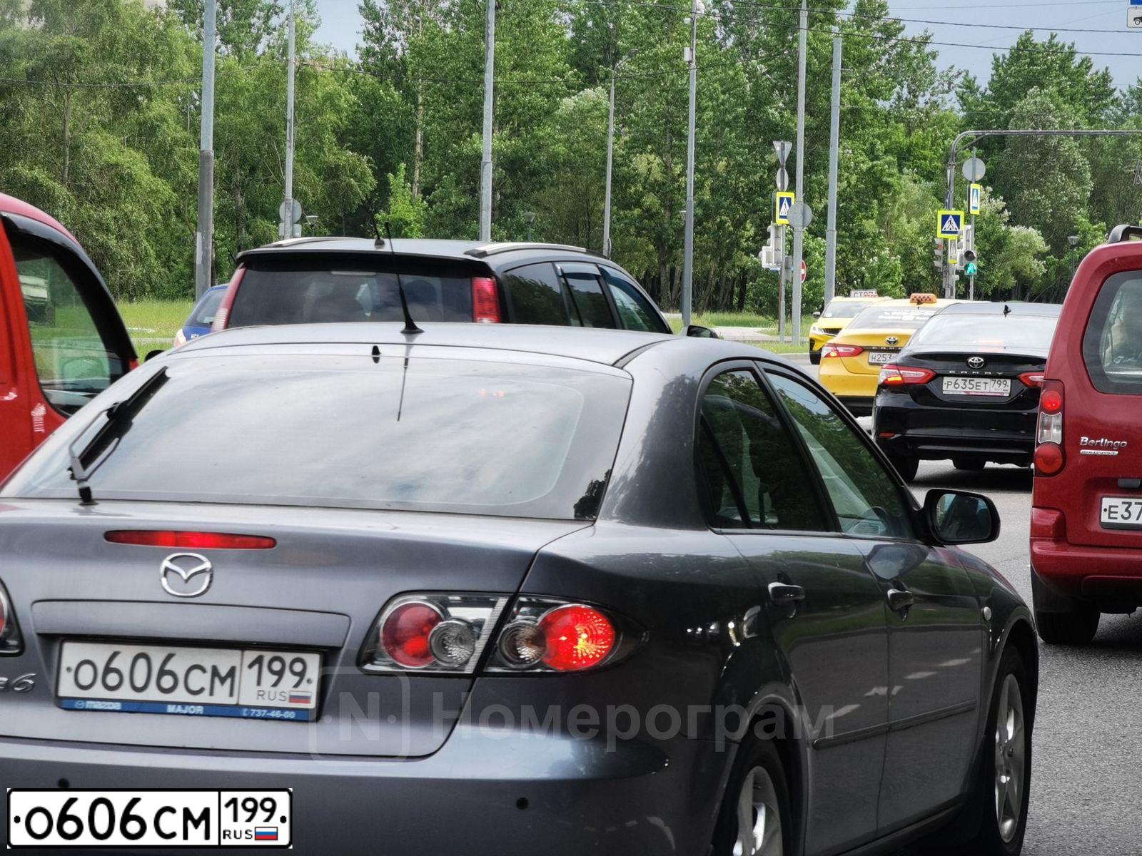 Фото автомобиля MAZDA 6, 2006. Цвет: ТЕМНО-СЕРЫЙ