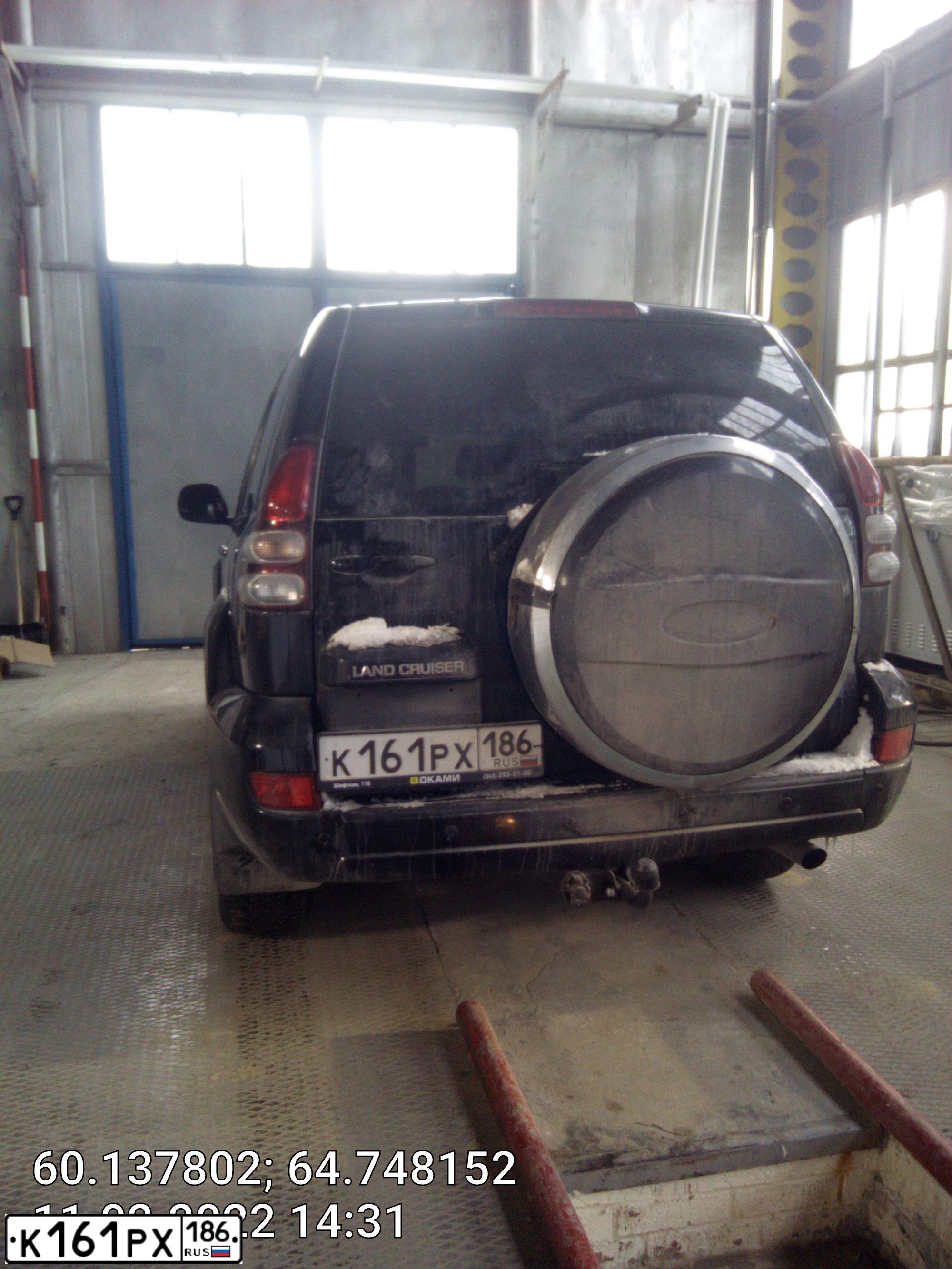 Фото автомобиля TOYOTA LANDCRUISER, 2008 — госномер О019НА96. Цвет: ЧЕРНЫЙ