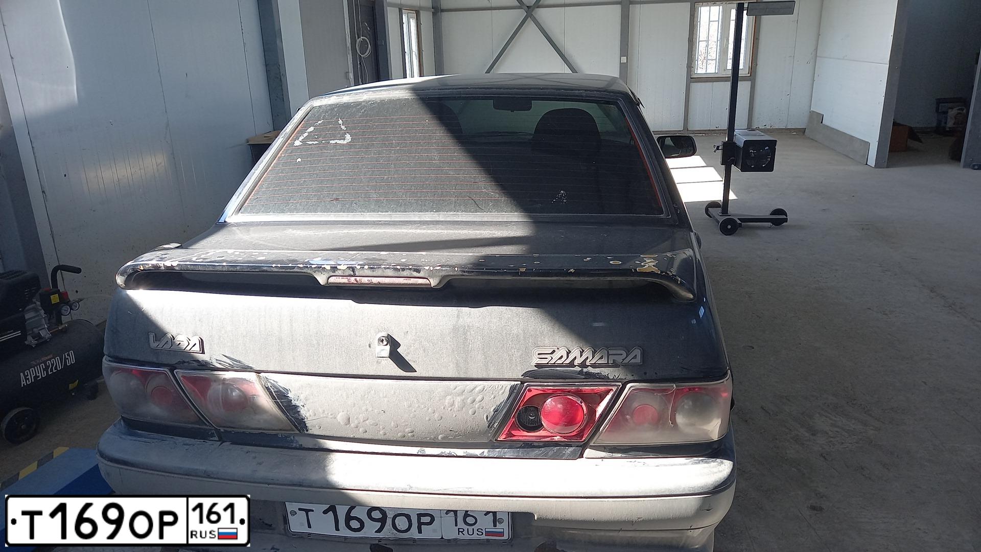 Фото автомобиля LADA 2115 SAMARA, 2005 — госномер Т161ОР161. Цвет: ГРАФИТОВЫЙ МЕТАЛЛИК