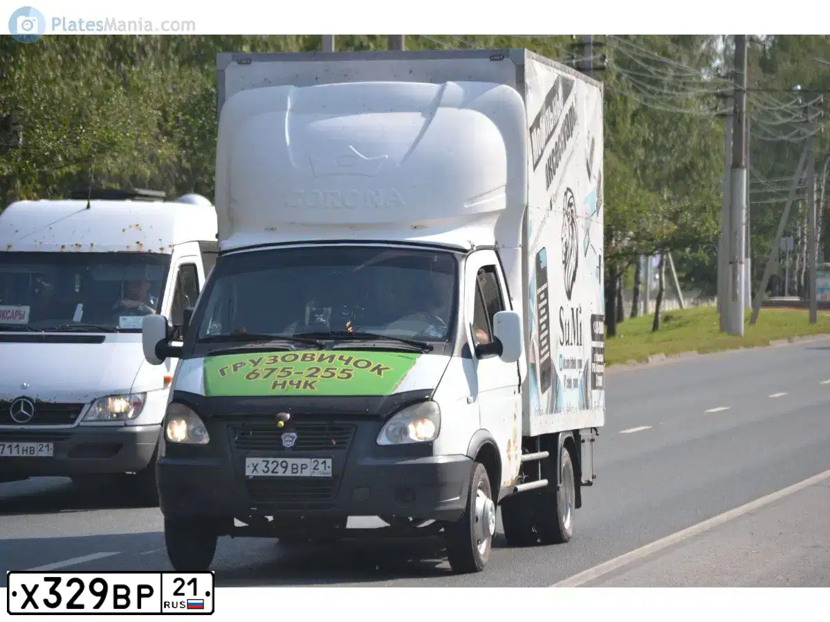 Фото автомобиля GAZ 3302 GAZEL, 2006 — госномер Р205УУ152. Цвет: Белый