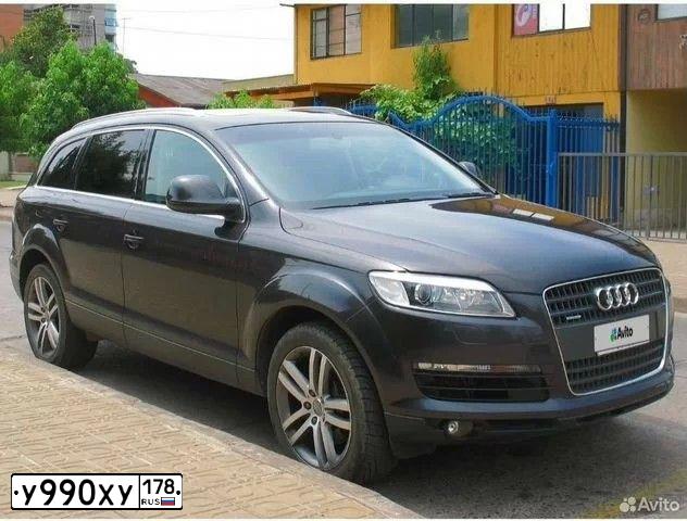 Фото автомобиля AUDI Q7, 2008 — госномер Н789СН126. Цвет: ЧЕРНЫЙ