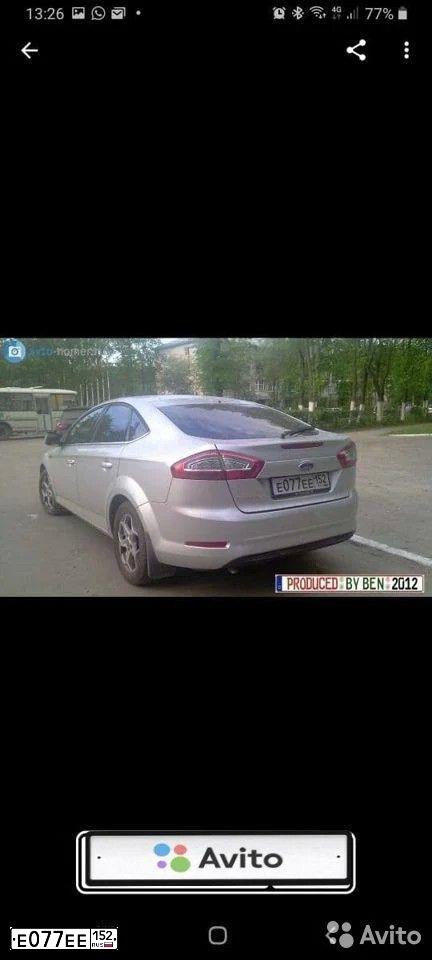 Фото автомобиля FORD MONDEO, 2010 — госномер Е077ЕЕ152. Цвет: СЕРЕБРИСТЫЙ