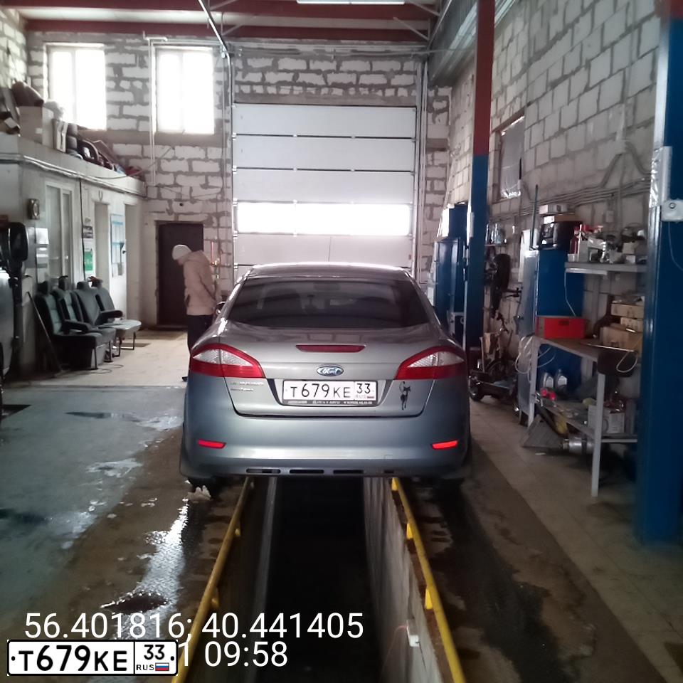 Фото автомобиля FORD MONDEO, 2007 — госномер Т679КЕ33. Цвет: СЕРЫЙ