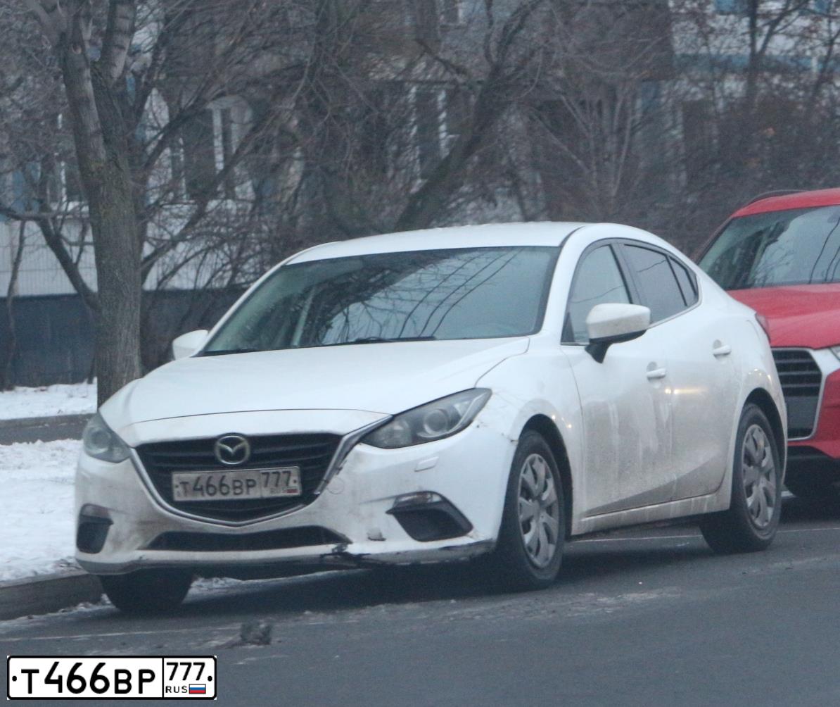 Фото автомобиля MAZDA 3, 2013 — госномер С204ОС164. Цвет: Белый