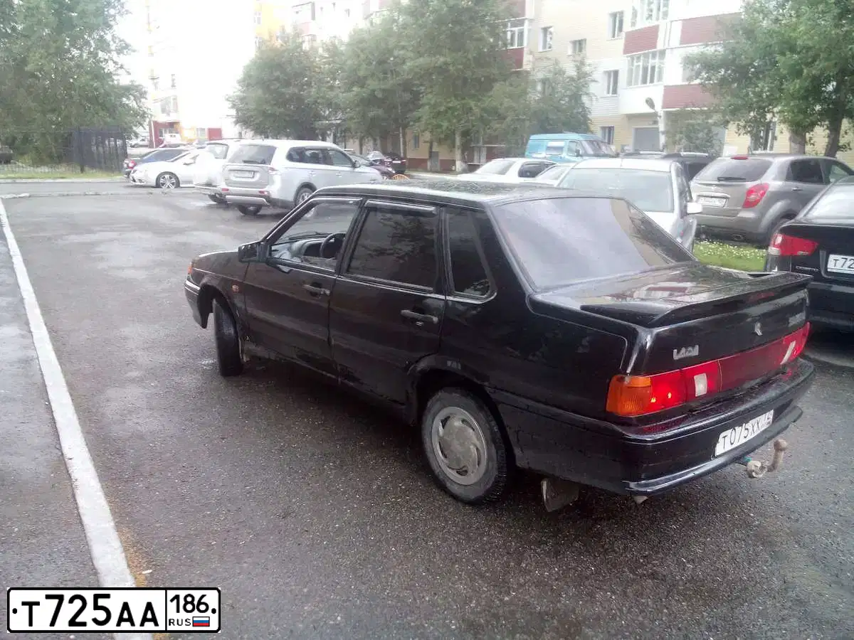 Фото автомобиля KIA CERATO, 2012 — госномер Т725АА186. Цвет: ЧЕРНЫЙ