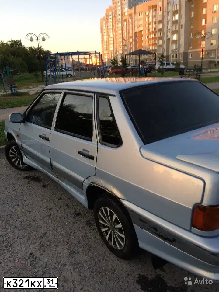 Фото автомобиля LADA 2115 SAMARA, 2004 — госномер К321КХ31. Цвет: СЕРЕБРИСТО-ЖЕЛТЫЙ