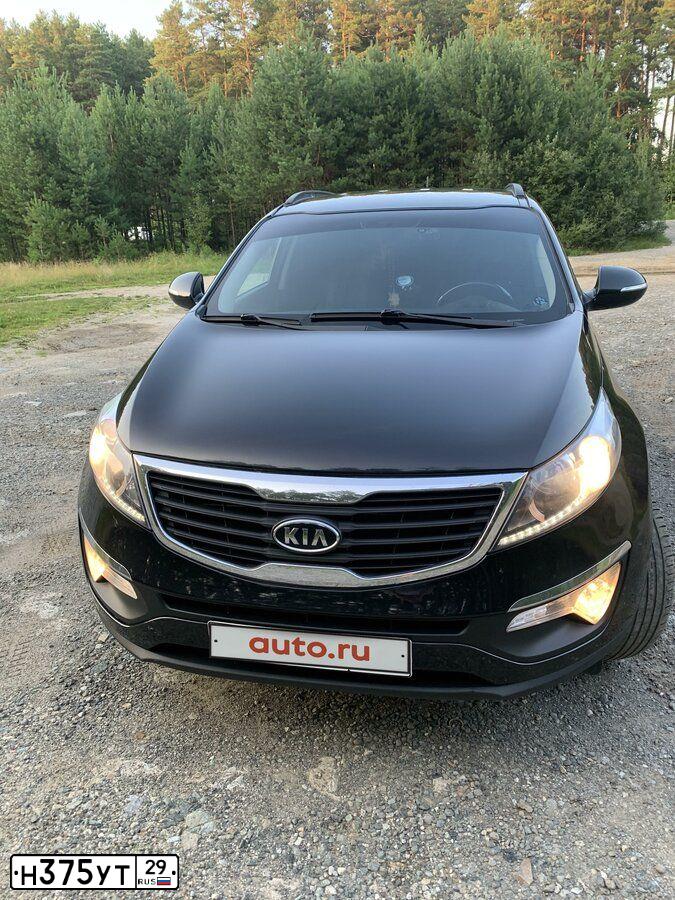Фото автомобиля KIA SPORTAGE, 2010 — госномер С487ЕХ774. Цвет: ЧЕРНЫЙ