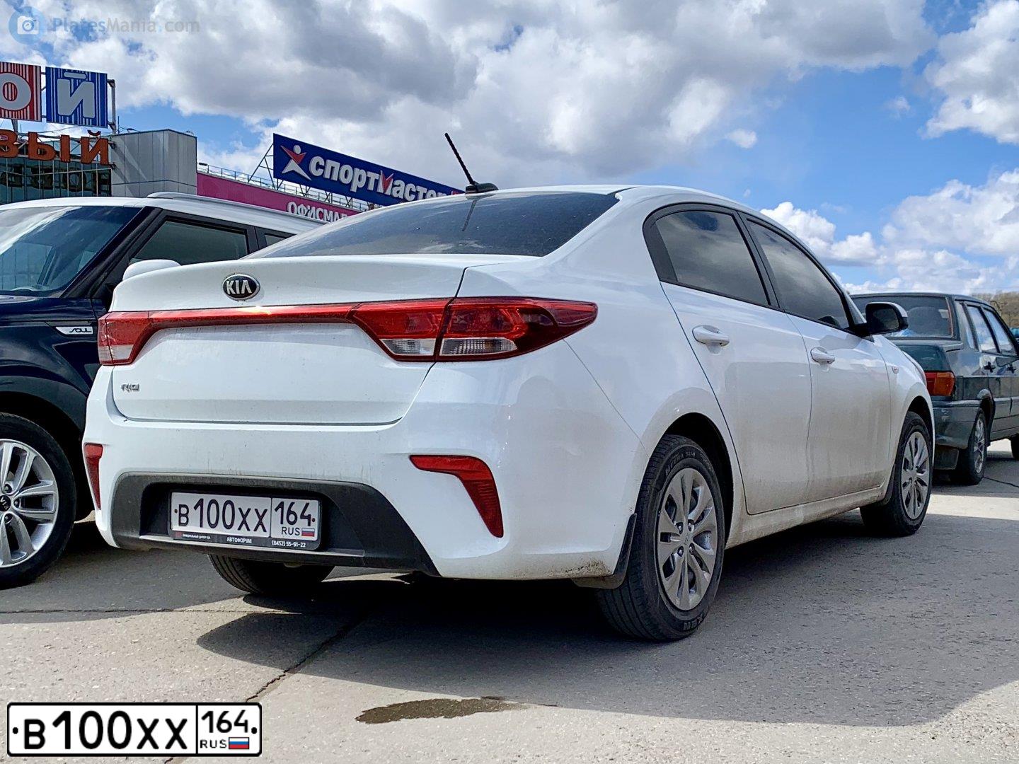 Фото автомобиля KIA SPECTRA, 2007 — госномер М684РХ134. Цвет: АЛМАЗНОЕ СЕРЕБРО