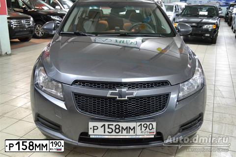 Фото автомобиля CHEVROLET CRUZE, 2011 — госномер Е106КО750. Цвет: СЕРЫЙ
