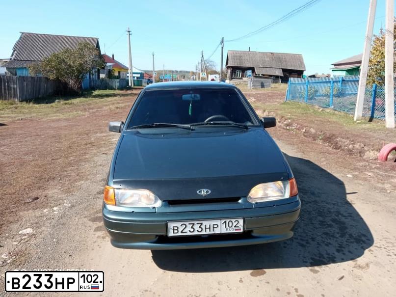 Фото автомобиля LADA 2115, 2010 — госномер В308ТХ702. Цвет: Серо-сине-зеленый