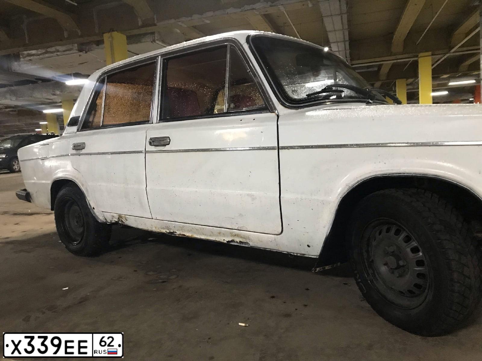 Фото автомобиля LADA 2106, 1977 — госномер Х339ЕЕ62. Цвет: ЯРКО-БЕЛЫЙ