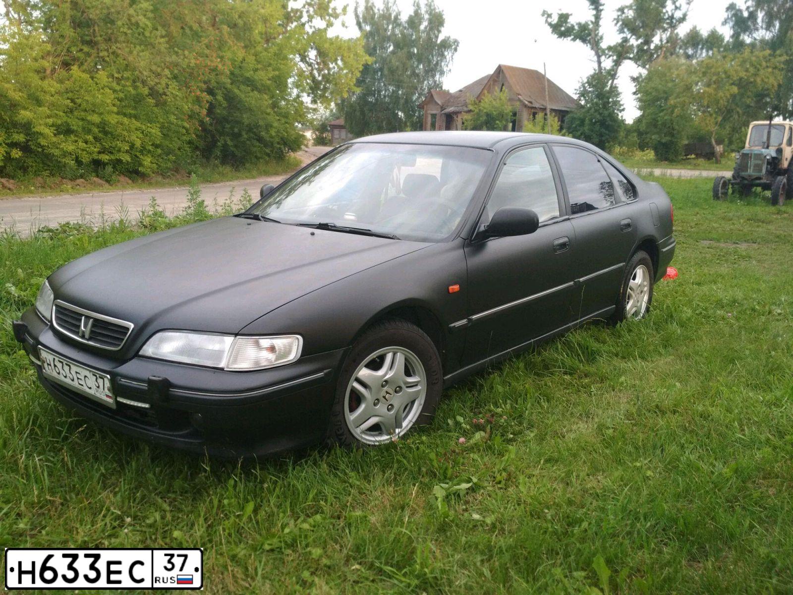 Фото автомобиля HONDA ACCORD, 1997 — госномер Н633ЕС37. Цвет: ЧЕРНЫЙ