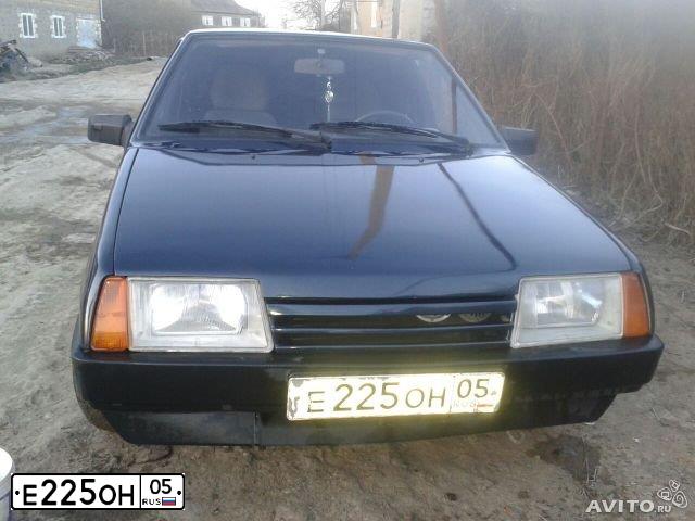 Фото автомобиля LADA 2109 SAMARA, 2004 — госномер Е225ОН05. Цвет: ЧЕРНЫЙ