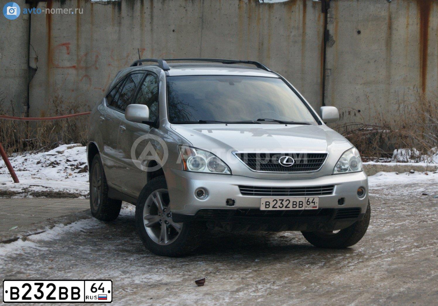 Фото автомобиля LEXUS RX, 2005 — госномер О400ОХ36. Цвет: СЕРЕБРИСТЫЙ