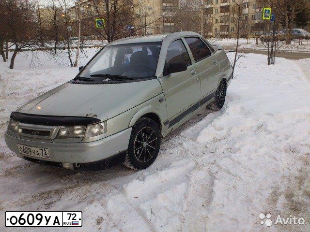 Фото автомобиля LADA 2110, 2001 — госномер О609УА72. Цвет: СВЕТЛО-ЗЕЛЕНЫЙ