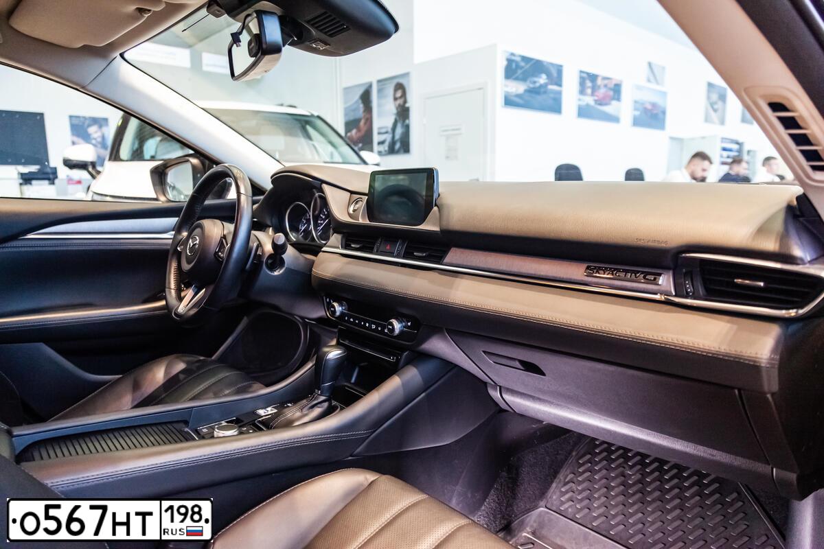 Фото автомобиля MAZDA 6, 2020 — госномер С767АО198. Цвет: синий