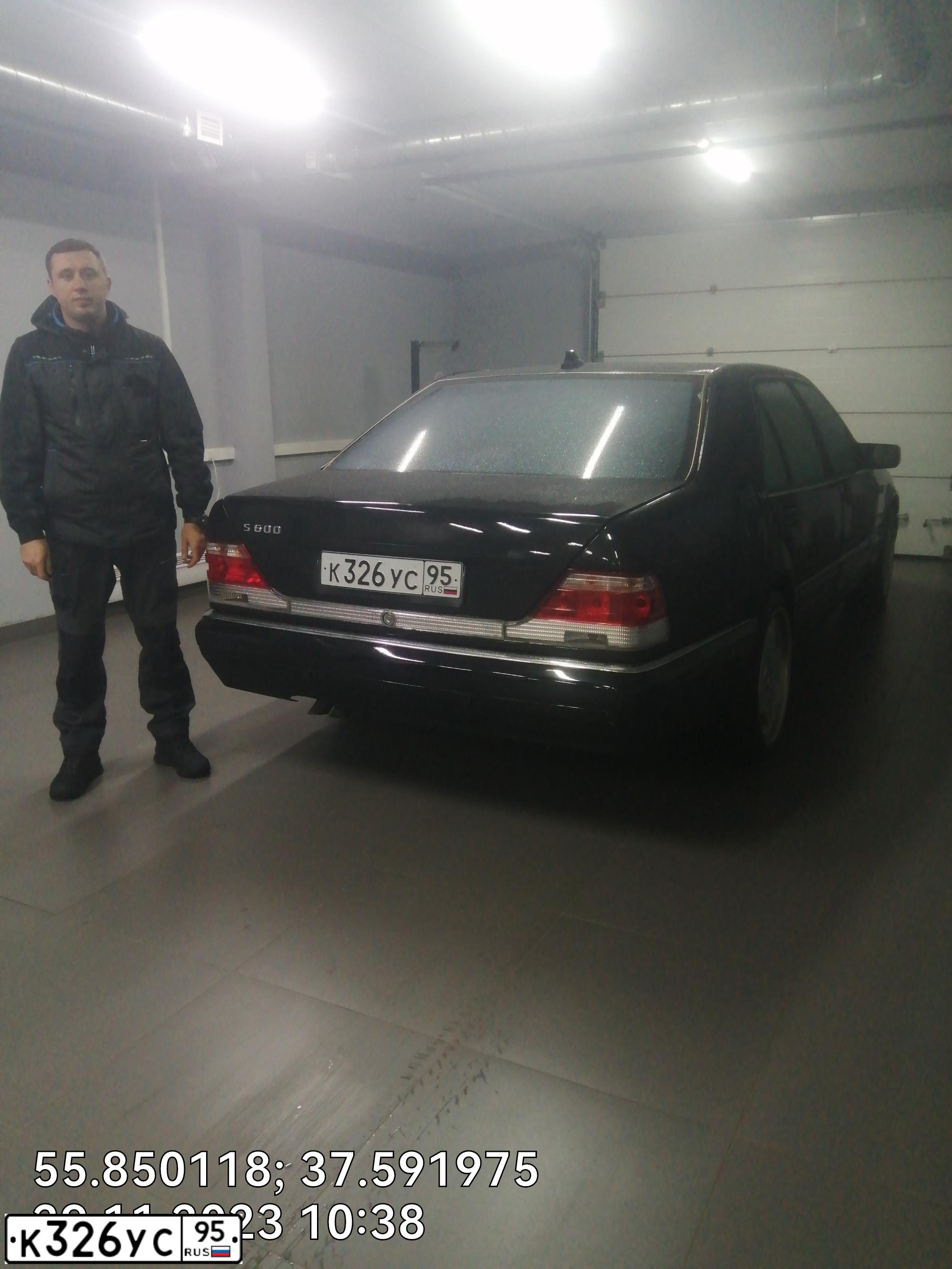 Фото автомобиля MERCEDES S-KLASSE, 1997 — госномер Т319ТТ77. Цвет: ЧЕРНЫЙ