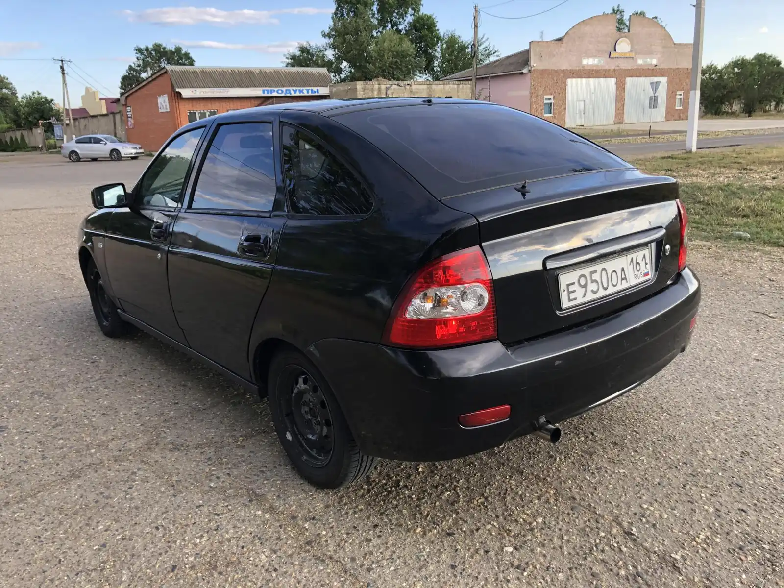 Фото автомобиля LADA 2172 PRIORA, 2009 — госномер С115ХМ193. Цвет: Сине-Черный