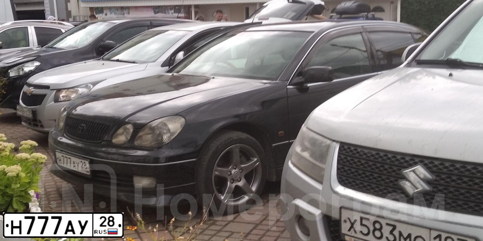 Фото автомобиля TOYOTA COROLLA, 2008 — госномер Н777АУ28. Цвет: СЕРЕБРИСТЫЙ