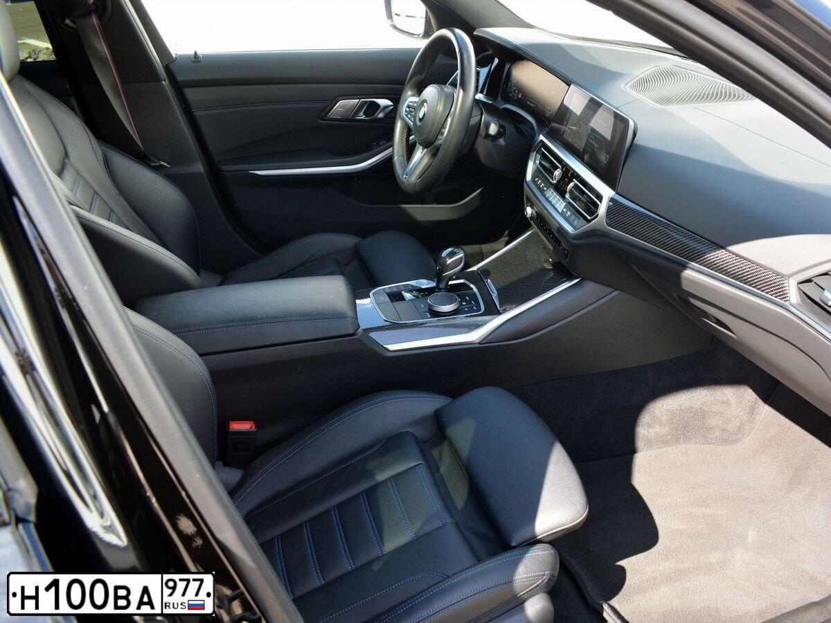 Фото автомобиля BMW 330D XDRIVE, 2021 — госномер М966ЕХ977. Цвет: ЧЕРНЫЙ