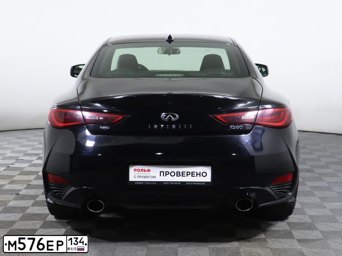Фото автомобиля INFINITI Q60, 2016 — госномер В602НН797. Цвет: ЧЕРНЫЙ