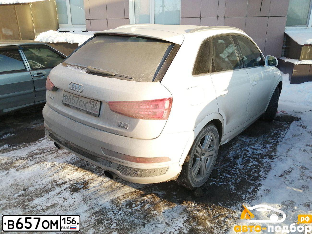 Фото автомобиля AUDI Q3, 2015 — госномер М176ОТ21. Цвет: Белый