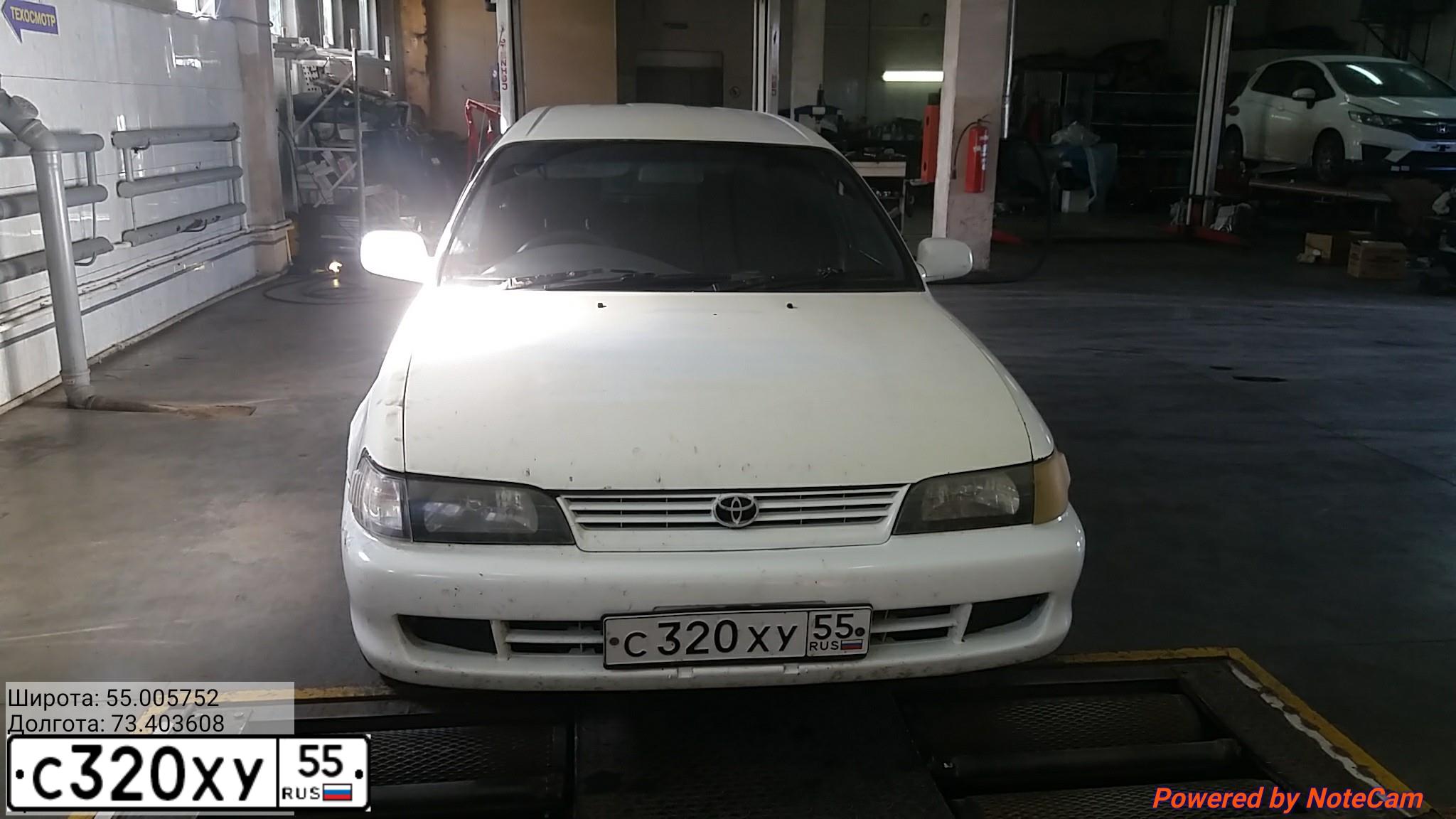 Фото автомобиля TOYOTA COROLLA, 1999 — госномер С320ХУ55