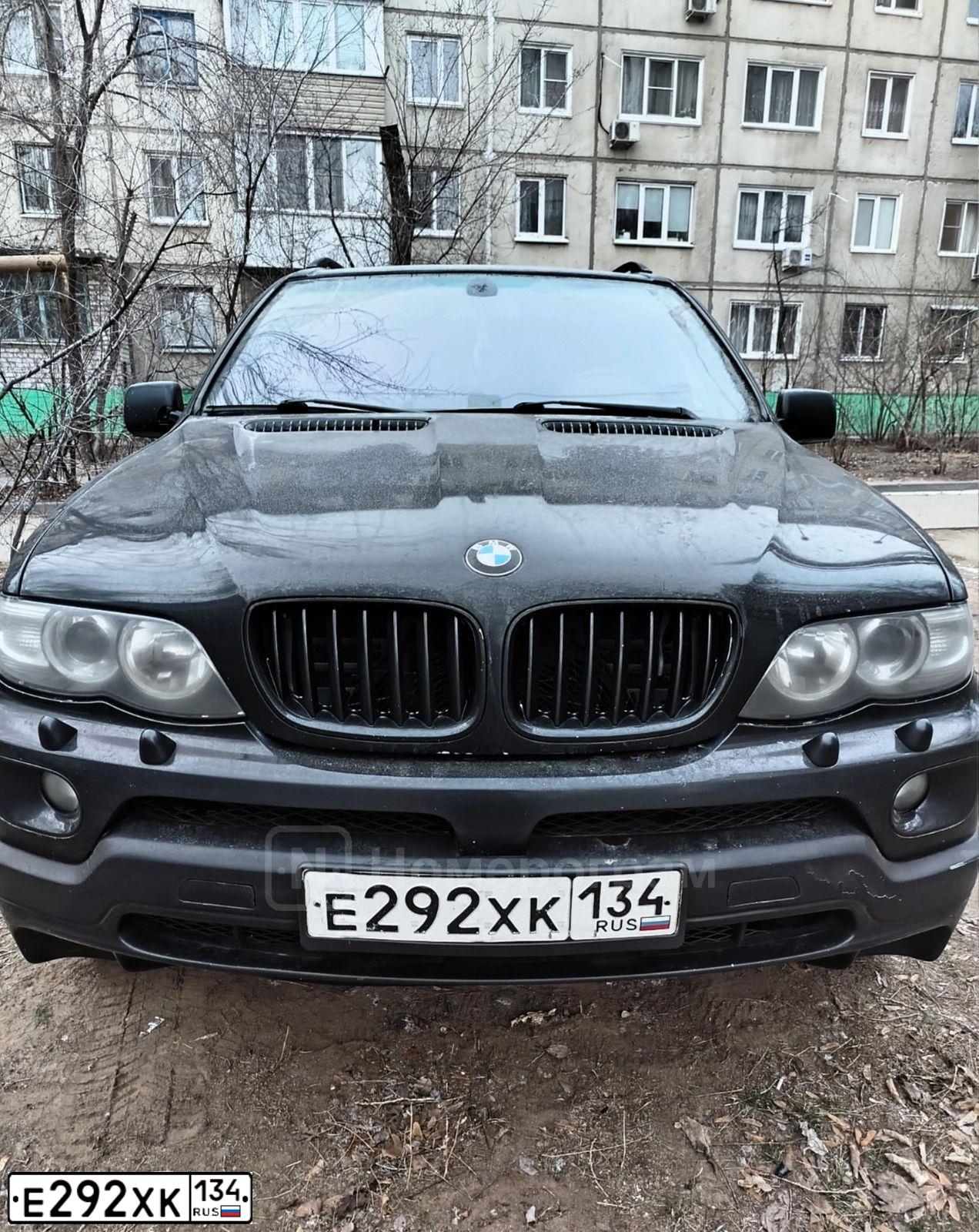 Фото автомобиля BMW X5, 2004 — госномер Е292ХК134. Цвет: ЧЕРНЫЙ