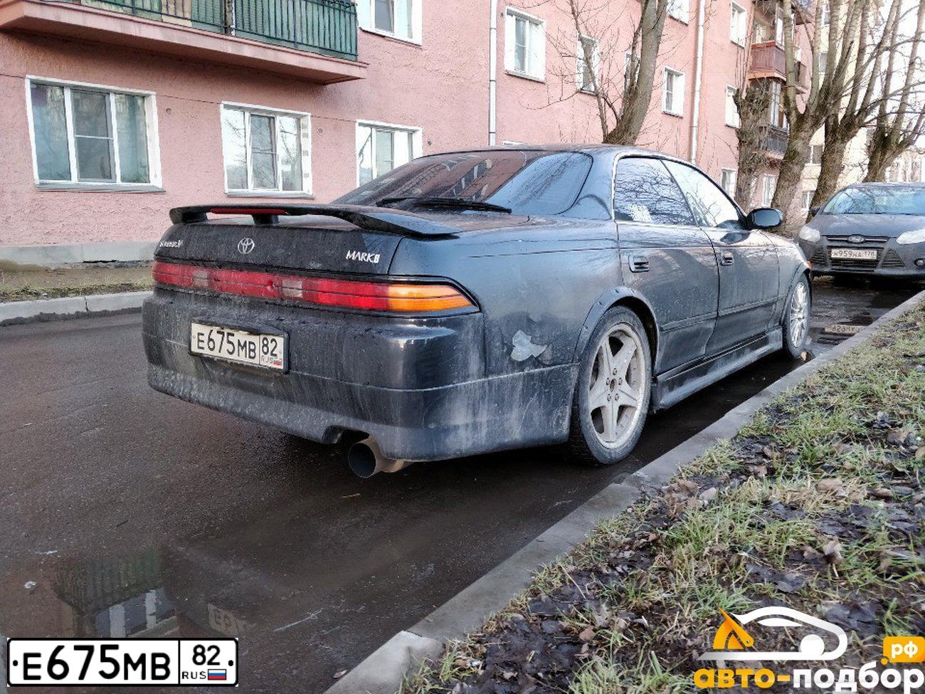 Фото автомобиля TOYOTA MARK II, 1992 — госномер С101ХС180