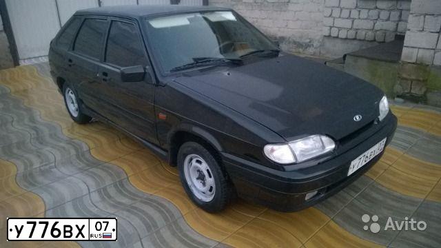 Фото автомобиля LADA 2114 SAMARA, 2010 — госномер К697МР07. Цвет: ЧЕРНЫЙ