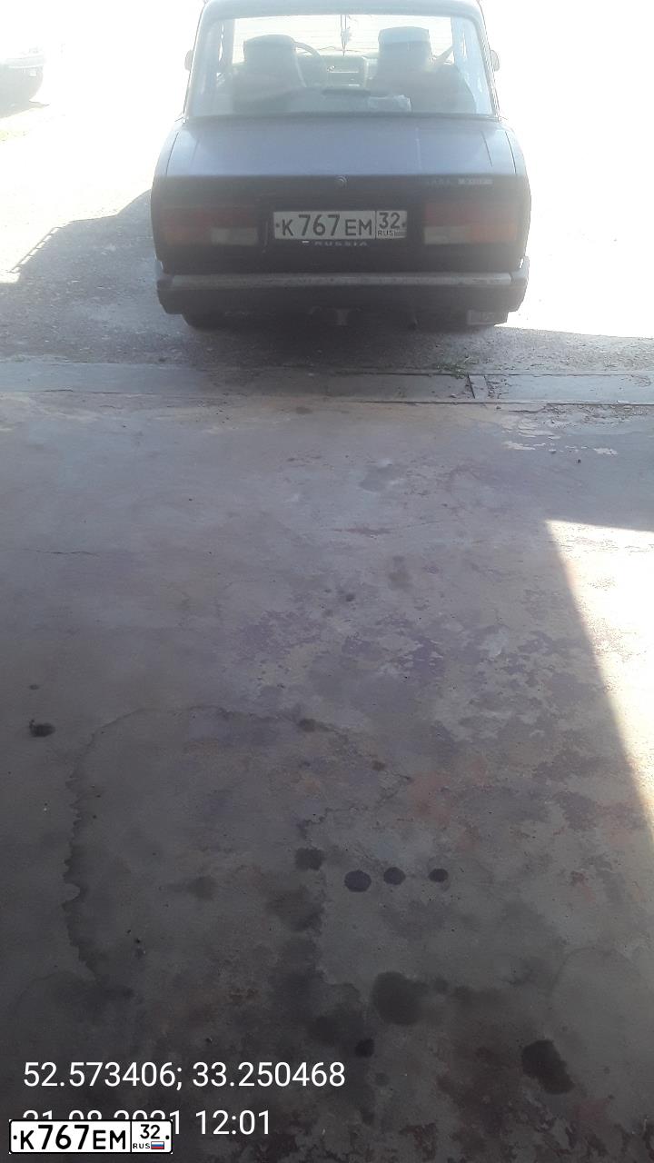 Фото автомобиля LADA 2107 LADA, 2008 — госномер К767ЕМ32. Цвет: ТЕМНО-КОРИЧНЕВЫЙ