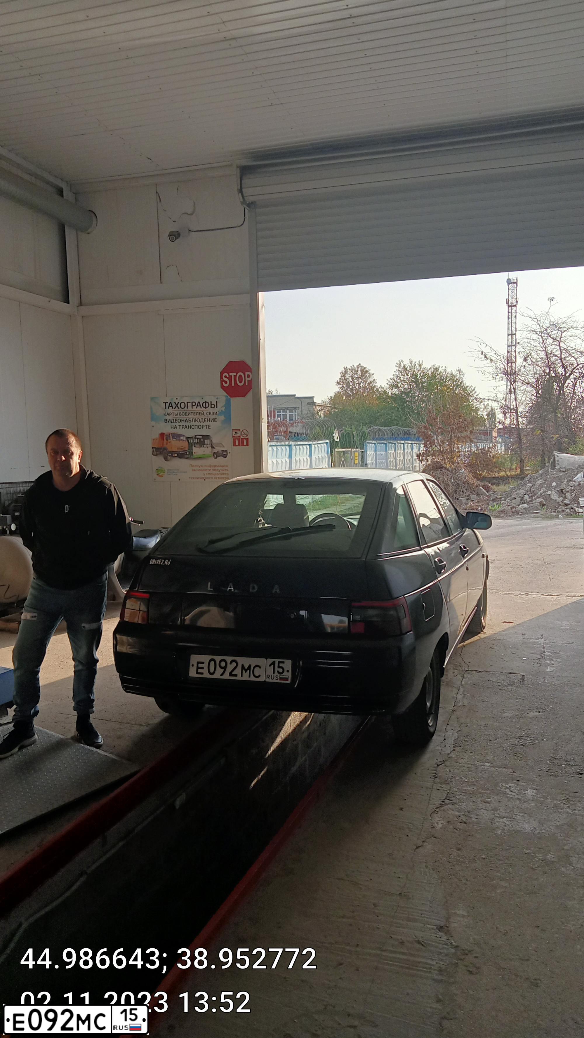 Фото автомобиля LADA 2112, 2007 — госномер В771УН01. Цвет: ГРАФИТОВЫЙ МЕТАЛЛИК