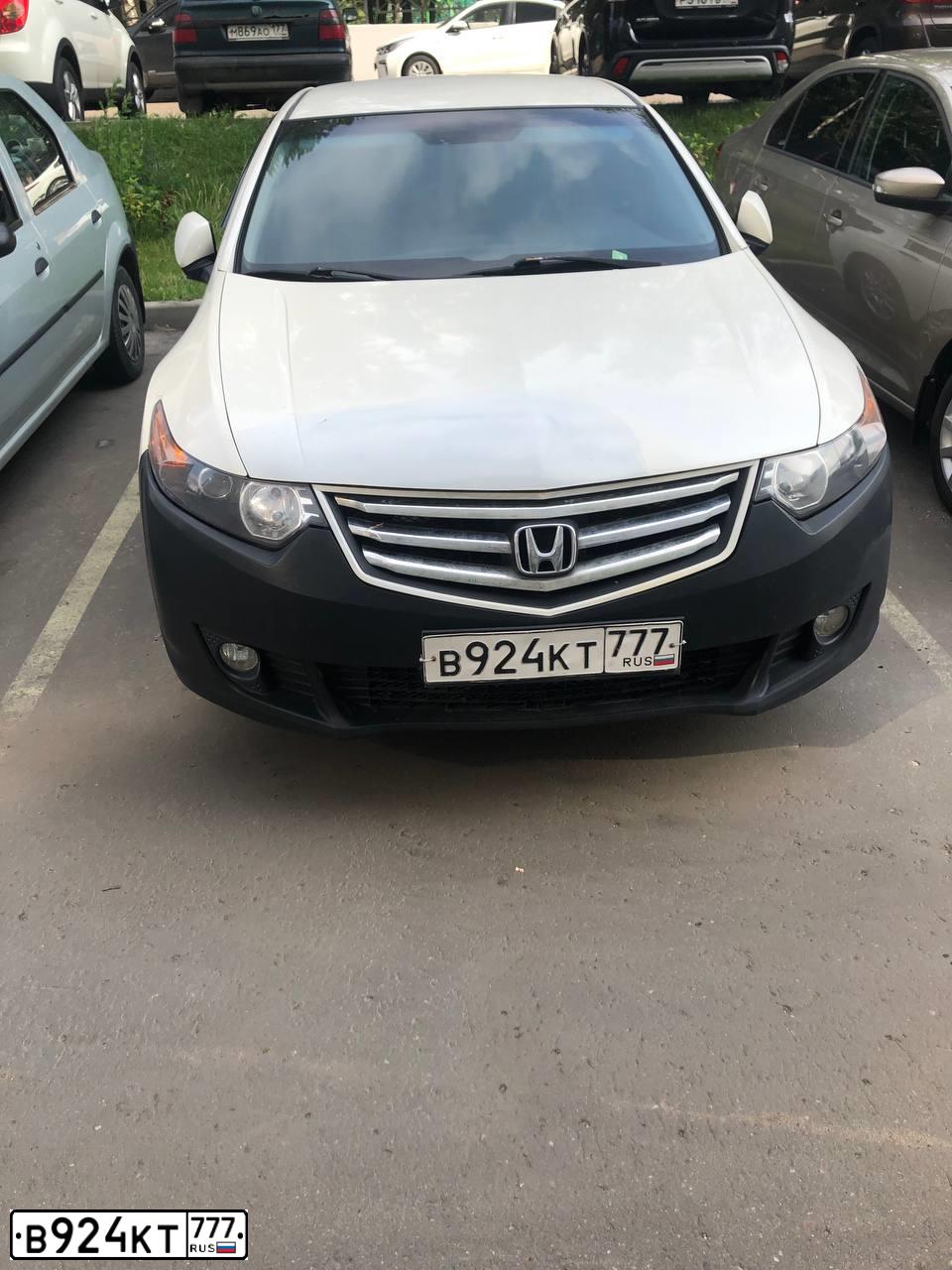 Фото автомобиля HONDA ACCORD, 2008 — госномер А994УХ155