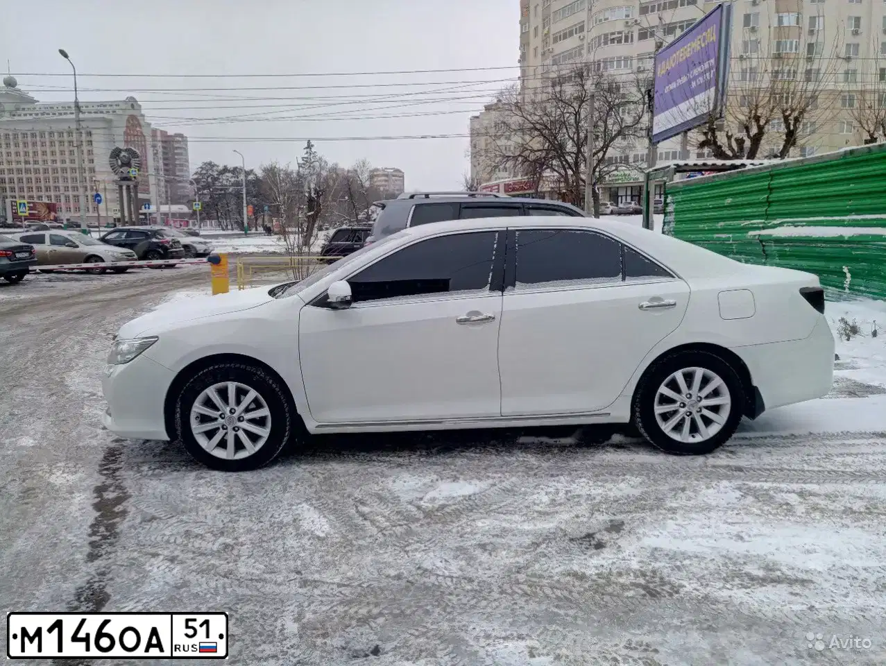 Фото автомобиля ТОЙОТА КАМРИ, 2013 — госномер К043ВК797. Цвет: Белый