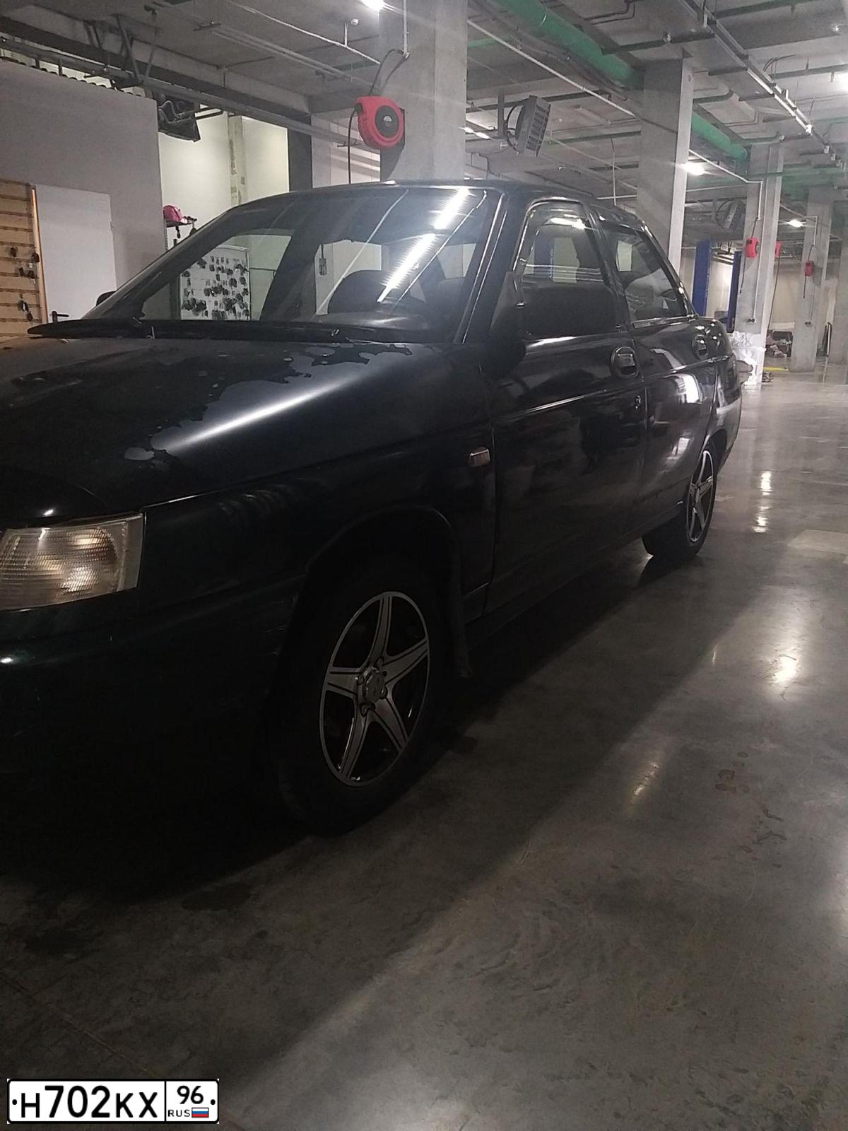 Фото автомобиля LADA 2110, 2003 — госномер Н702КХ96. Цвет: Темно-зеленый