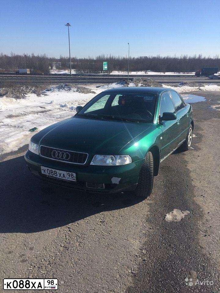Фото автомобиля AUDI A4, 1999 — госномер К295КТ53. Цвет: ЗЕЛЕНЫЙ