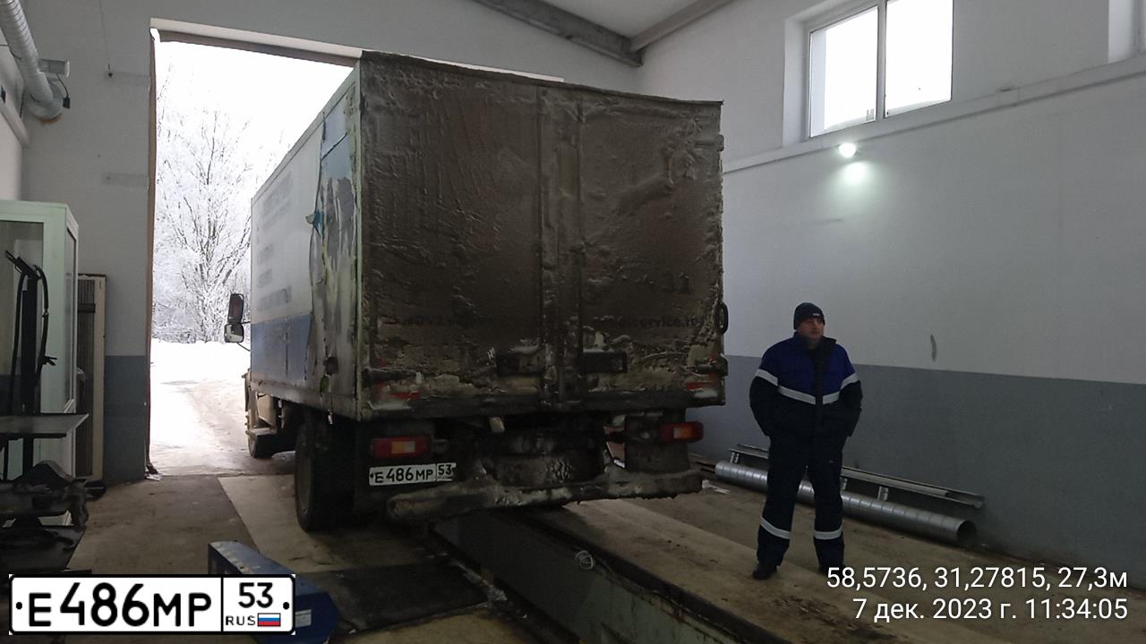 Фото автомобиля GAZ 3010, 2017 — госномер К433ОН122. Цвет: Белый