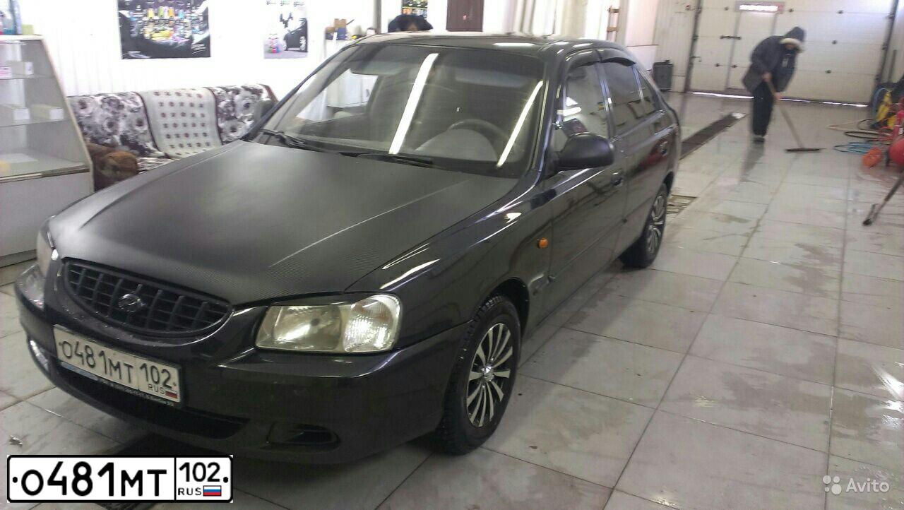 Фото автомобиля TAGAZ ACCENT, 2008 — госномер О481МТ102. Цвет: ЧЕРНЫЙ