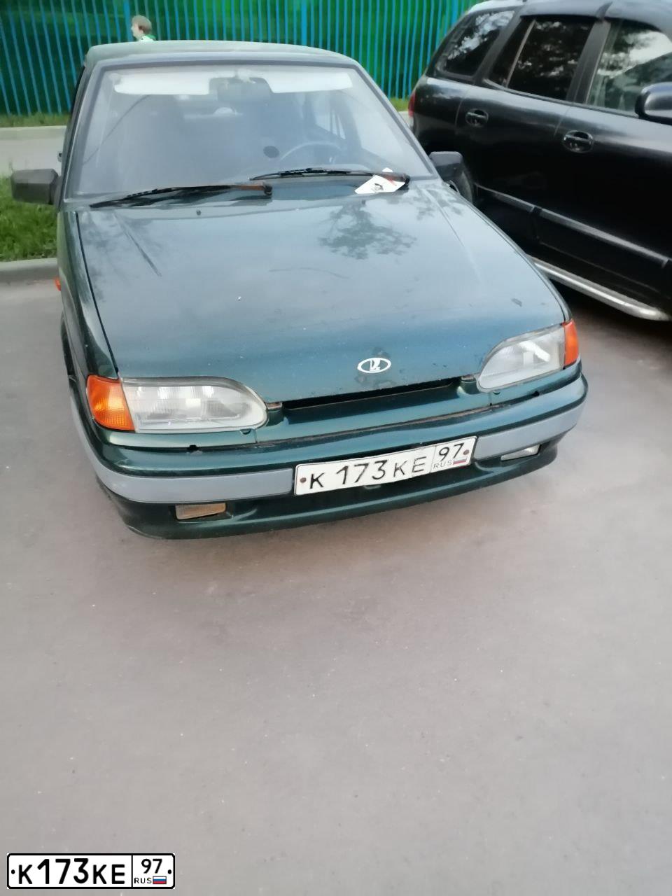 Фото автомобиля LADA 2115 SAMARA, 2003 — госномер К173КЕ97. Цвет: ТЕМНО-ЗЕЛЕНЫЙ
