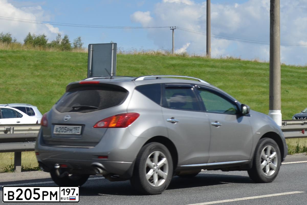 Фото автомобиля NISSAN MURANO, 2011 — госномер В205РМ197. Цвет: СЕРЫЙ